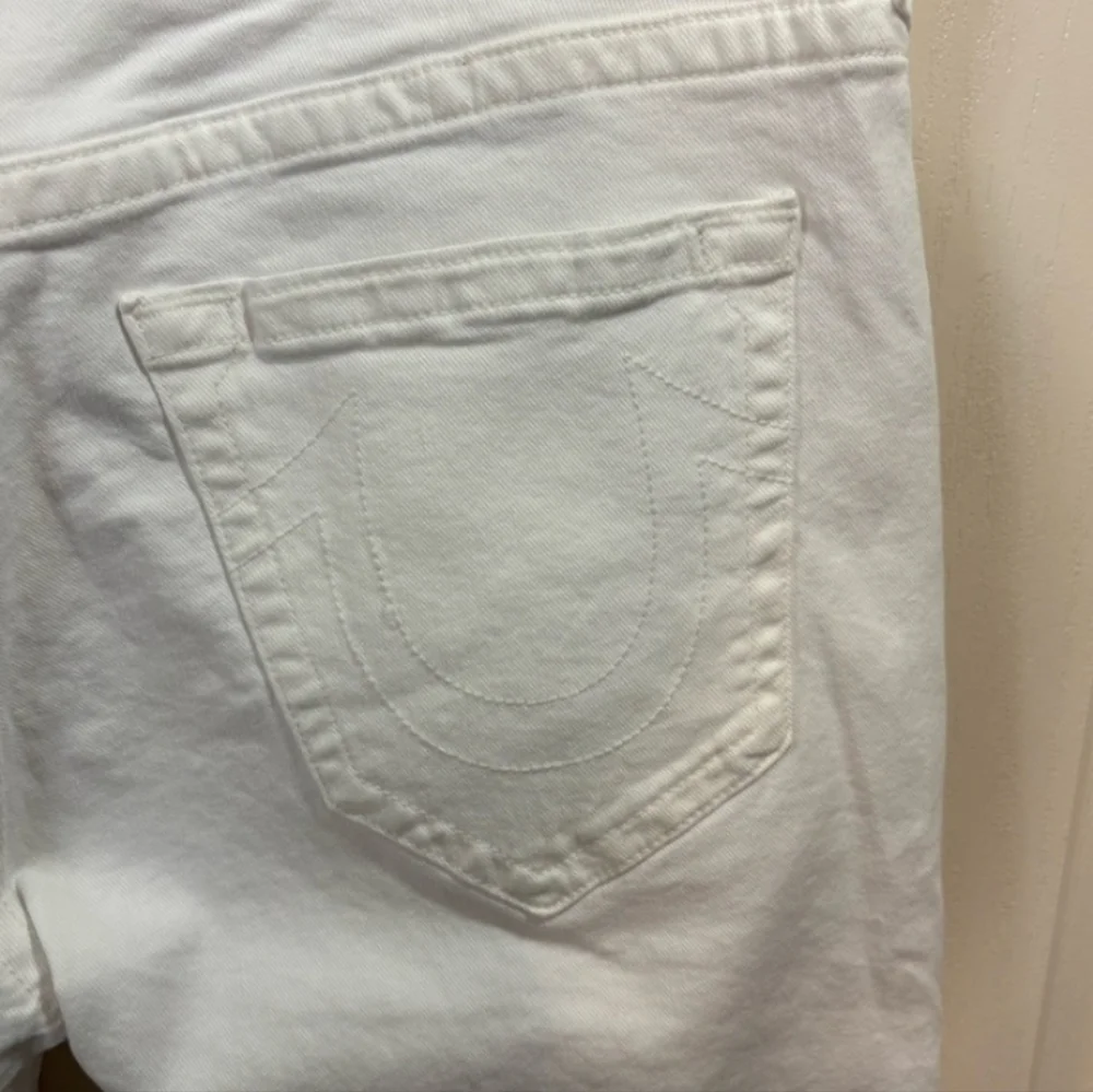True Religion Rocco Relaxed Men's Skinny White Jeans